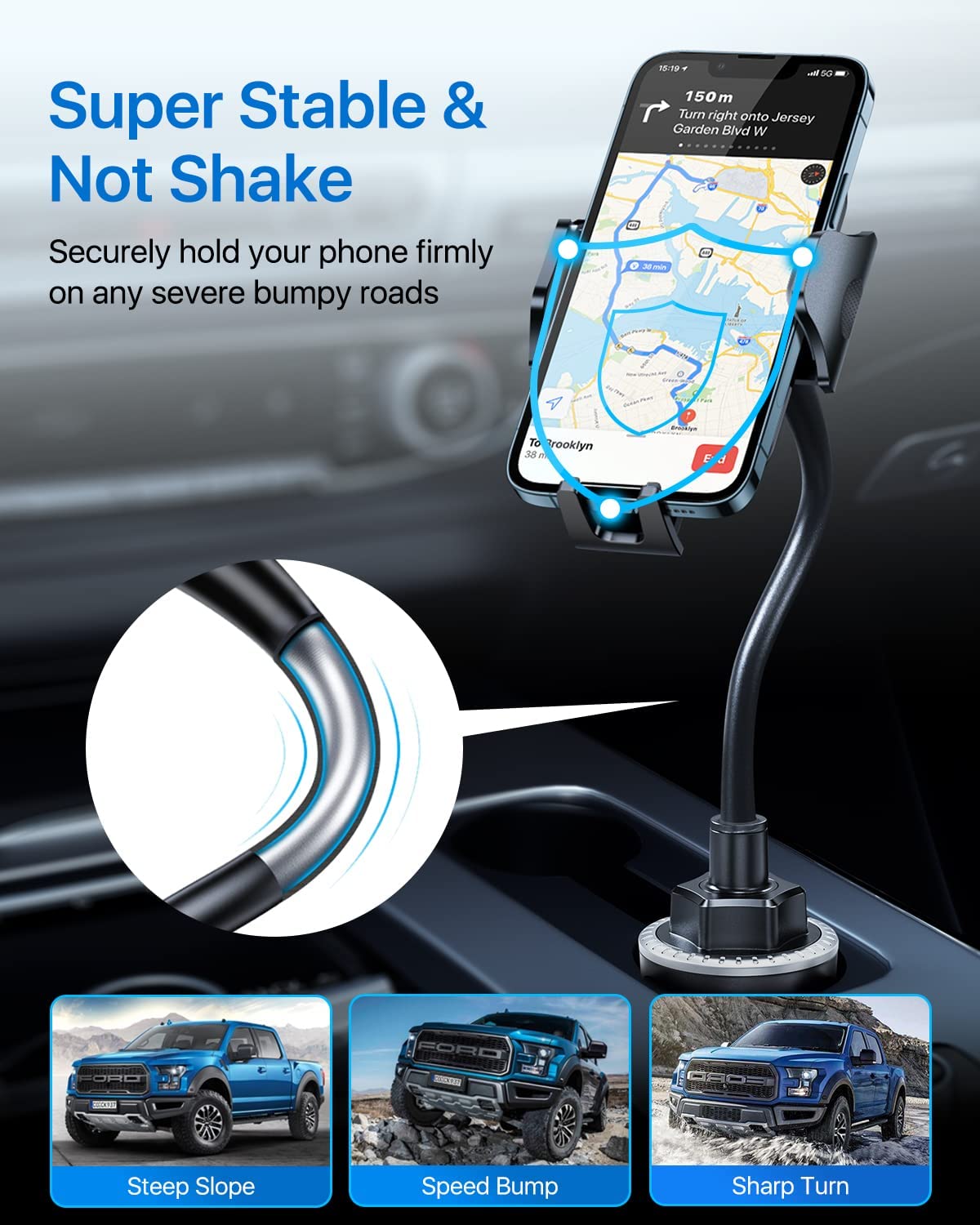 Andobil Car Cup Phone Holder - Free Your Hands, Enjoy Your Life